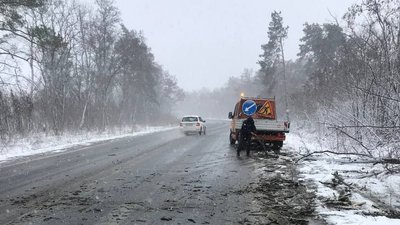 Житомирщину засипає снігом: спецтехніка і дорожники працюватимуть цілодобово Житомирщину засипає снігом: спецтехніка і дорожники працюватимуть цілодобово