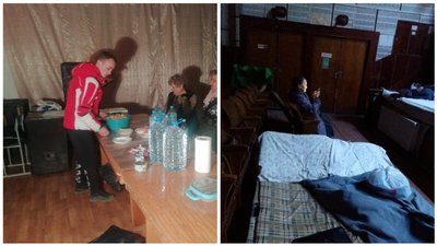 На Луганщині для тих, хто не перетнув КПВВ організували місця для нічлігу