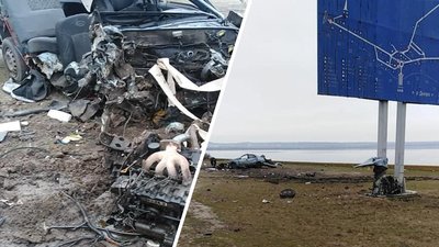 Перед Канівською дамбою на Черкащині перекинувся легковик. Водій у лікарні