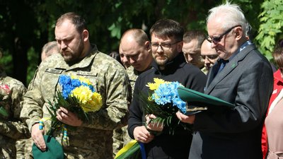 У Запоріжжі вшанували прикордонників У Запоріжжі вшанували прикордонників