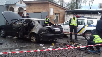 На Львівщині підпалили автомобіль кандидата на посаду Дрогобицької ОТГ