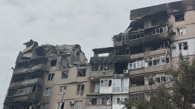 Наслідки обстрілів Донеччини