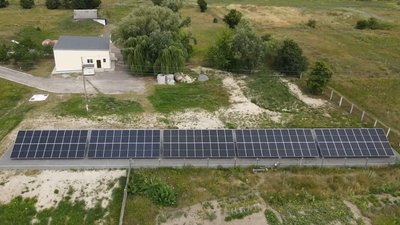 На водонасосній станції Бучанської громади запрацювала сонячна електростанція