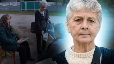 62-річна листоноша з міста Знам’янка Людмила Берегова