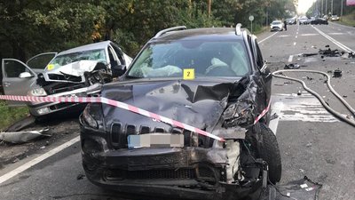 У Києві зіткнулися дев'ять автомобілів, постраждали четверо дорослих і дитина
