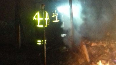 Пожежа на Хустщині: через гірську місцевість пожежники задіяли спецтехніку