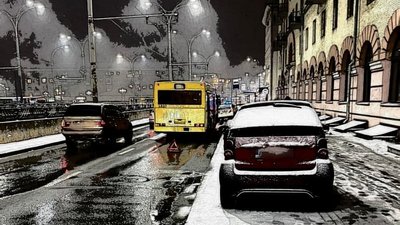 Перший сніг у Києві: за ніч у столиці трапилося понад 40 аварій