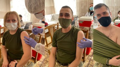 На Тернополі від COVID-19 вакцинують військовослужбовців На Тернополі від COVID-19 вакцинують військовослужбовців