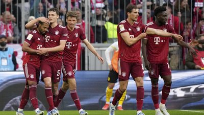 "Баварія" удесяте поспіль виграла чемпіонат Німеччини. Це новий рекорд у топ-5 ліг