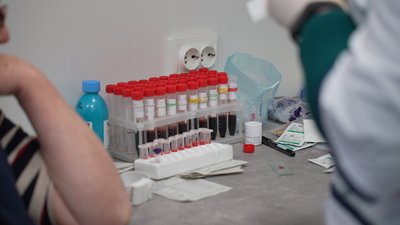 У Великому Висторопі на Сумщині місцеві обстежилися в пересувній амбулаторії У Великому Висторопі на Сумщині місцеві обстежилися в пересувній амбулаторії