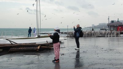 В Одесі шторм пошкодив набережну біля дельфінарію на пляжі Ланжерон В Одесі шторм пошкодив набережну біля дельфінарію на пляжі Ланжерон