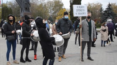 Протести тернополян проти карантинних обмежень у 2020 році Протести тернополян проти карантинних обмежень у 2020 році