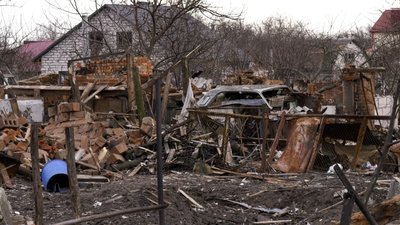 Новоселівка після звільнення від росіян Новоселівка після звільнення від росіян
