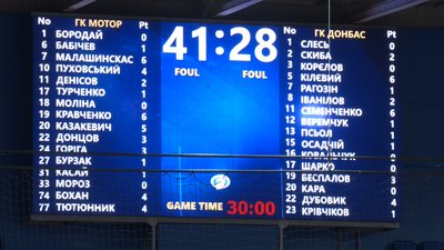 У матчі чоловічої Суперліги запорізький "Мотор" переграв донецький "Донбас" У матчі чоловічої Суперліги запорізький "Мотор" переграв донецький "Донбас"