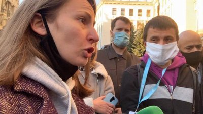 Акція протесту біля ОПУ Акція протесту біля ОПУ