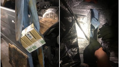 На Закарпатті правоохоронці затримали авто з контрабандними сигаретами