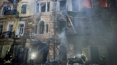 В Одесі внаслідок російської атаки травмовані восьмеро людей, є руйнування будинків