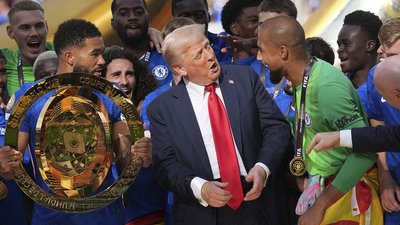 Дональд Трамп, нагородження переможців клубного ЧС-2025 з футболу