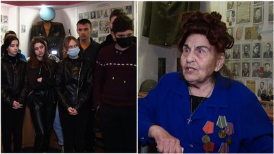 З учнями Кремінської школи зустрілась учасниця Другої світової війни
