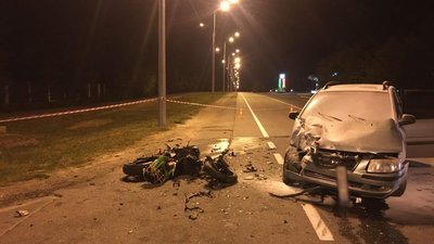 Зіткнення й вибух: у Харкові в ДТП загинув мотоцикліст