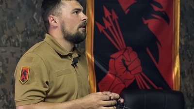 Валентин — начальник відділення зенітних безпілотних систем підрозділу ППО “Оберіг”
