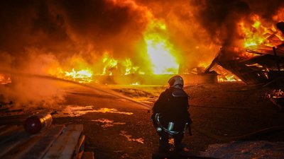 Атака РФ на Одещину 29 вересня 2026 року, ДСНС, пожежа