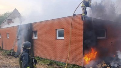 Нікопольщина, обстріл, пожежа, війна, армія РФ