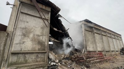 Склад мінеральних добрив. Обстріл Кіровоградщини. 6 лютого 2026 рік