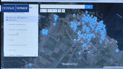 Інтерактивну карту щодо поширення коронавірусу створили в Черкаській ОДА