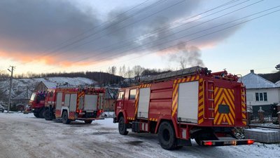 У Мукачівському районі поблизу села Росош загорілася магістральна газова труба