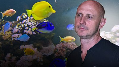 Власник акваріуму "Дивовижні рибки" Роман Дубінін