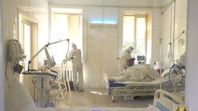 На 86% заповнена закарпатська інфекційна лікарня з хворими на COVID-19 На 86% заповнена закарпатська інфекційна лікарня з хворими на COVID-19