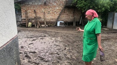 На Львівщині через негоду затопило господарство місцевої мешканки На Львівщині через негоду затопило господарство місцевої мешканки