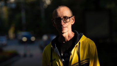 Звільнений з полону цивільний з Донецька Юрій Шаповал