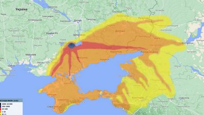 В Енергоатомі розповіли, які території накриє радіаційна хмара в разі аварії на ЗАЕС В Енергоатомі розповіли, які території накриє радіаційна хмара в разі аварії на ЗАЕС