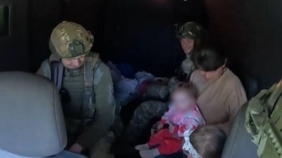 Евакуація, діти, родини, Нікопольщина, "Білий янгол"