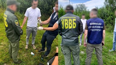 На хабарі затримали прикордонника на Волині