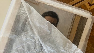 Портрет чоловіка під плівкою Портрет чоловіка під плівкою