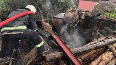 Пожежа у Вовчанську Пожежа у Вовчанську