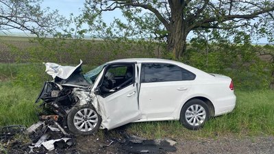 На Миколаївщині зіткнулися два легковики. Водії загинули