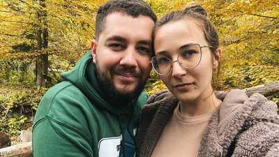 Сергій Петровський з нареченою Сергій Петровський з нареченою
