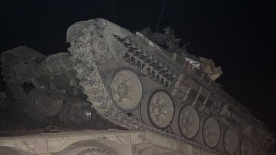 Військові 128-ї Закарпатської бригади захопили російський танк