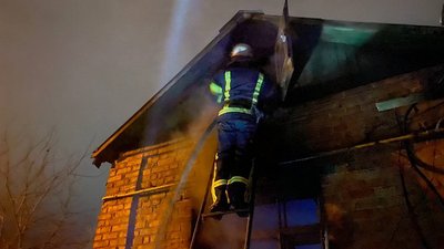 У Вінниці сталася пожежа у приватному будинку: загинув чоловік