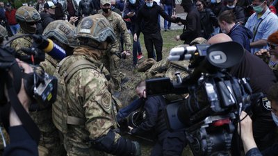 Заборонена символіка та сутички. Як пройшло 9 травня в Одесі Заборонена символіка та сутички. Як пройшло 9 травня в Одесі