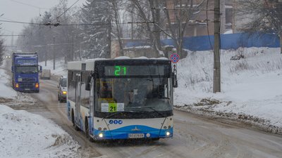 тернопіль, автобус 21, 18 лютого 2026 року