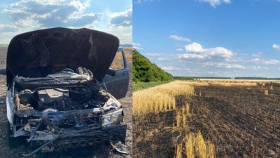 70% опіків тіла та згоріла автівка – наслідки пожеж на Донеччині