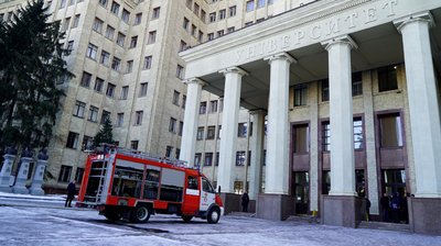 У Харкові — пожежа в університеті Каразіна, студентів евакуюють