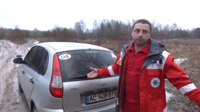 На Волині селяни їздять до райцентру в об’їзну через погану дорогу На Волині селяни їздять до райцентру в об’їзну через погану дорогу