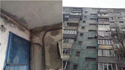 У Кропивницькому під час дощу у під'їзді багатоповерхівки заливає електрощитову