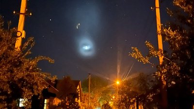 Ймовірно другий ступінь ракети-носія компанії SpaceX Falcon9